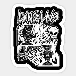 KVLI3N ''LXNG.LIV3'' Sticker